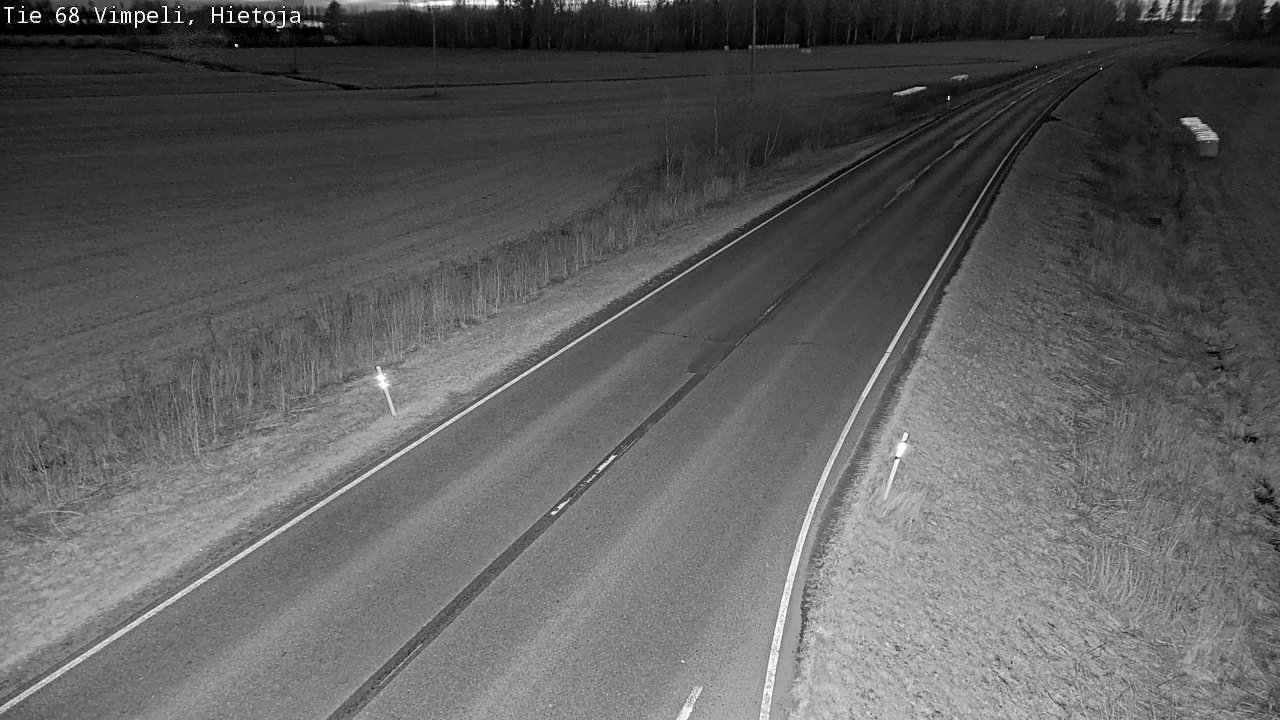 Weather Camera Image Road 68 Vimpeli, Hietoja, Vimpeli, Etelä-Pohjanmaa