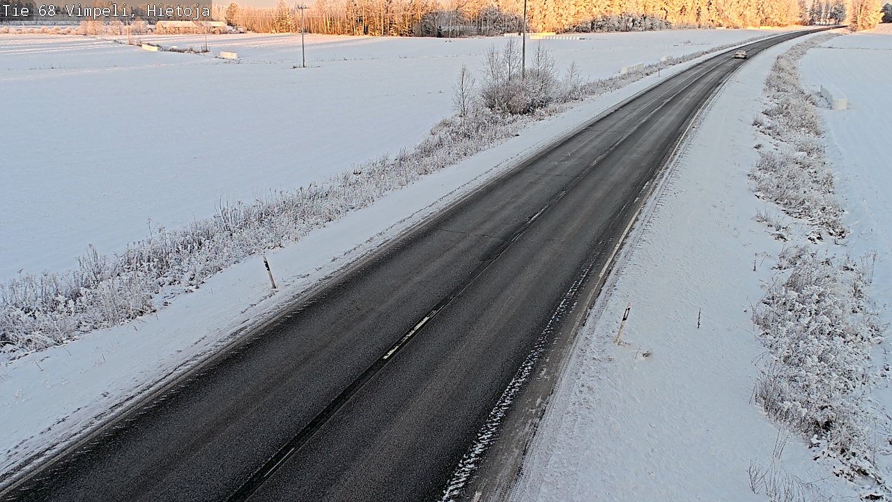 Weather Camera Image Road 68 Vimpeli, Hietoja, Vimpeli, Etelä-Pohjanmaa