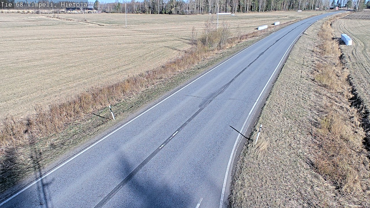 Weather Camera Image Road 68 Vimpeli, Hietoja, Vimpeli, Etelä-Pohjanmaa