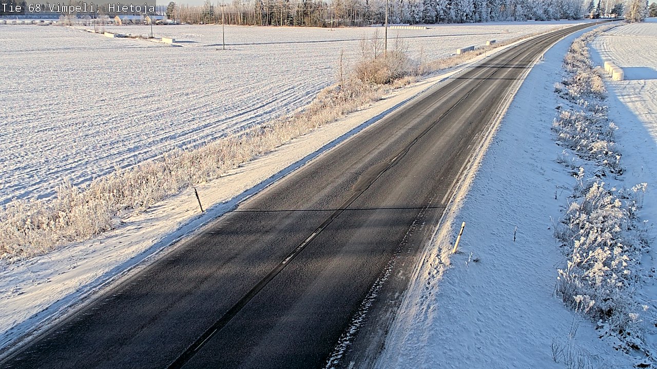 Weather Camera Image Road 68 Vimpeli, Hietoja, Vimpeli, Etelä-Pohjanmaa