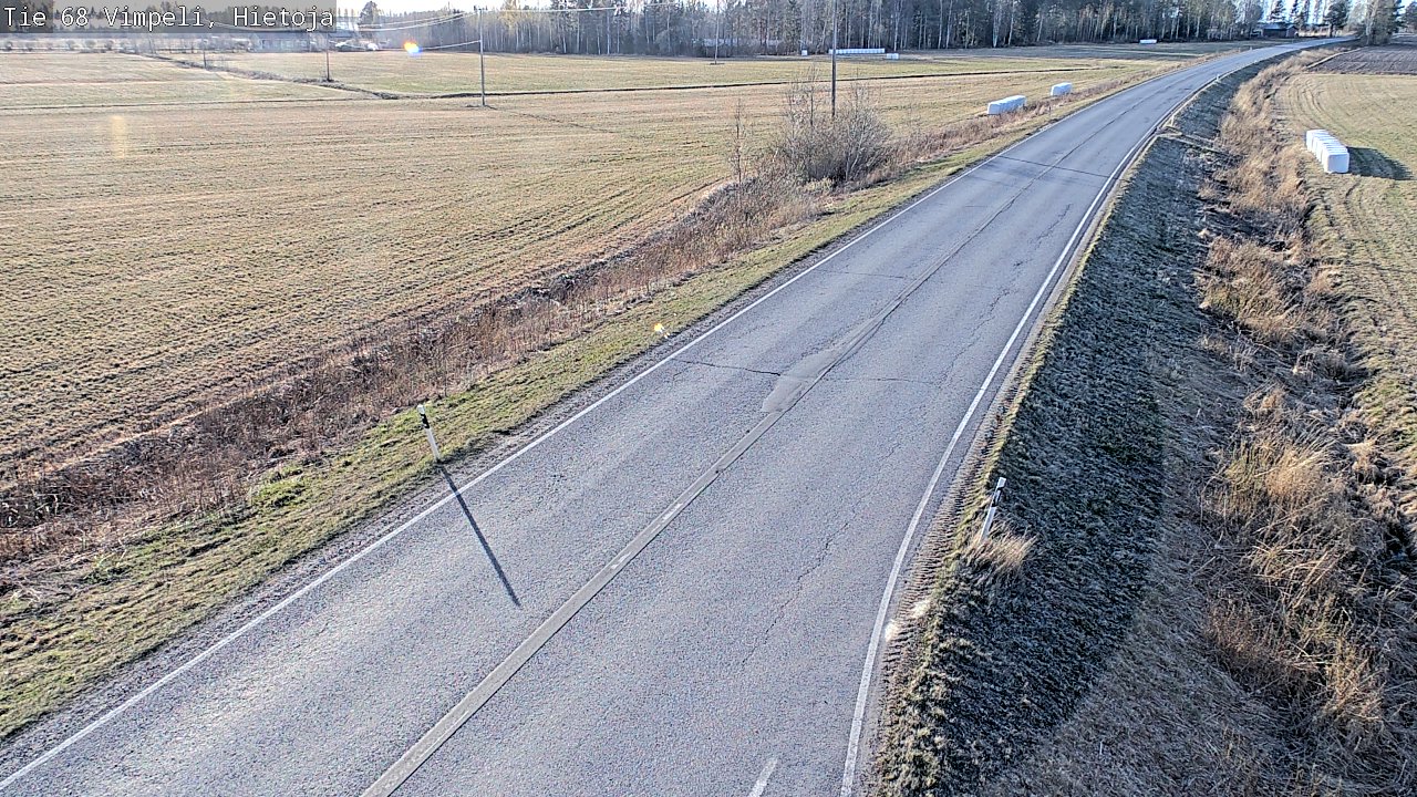 Weather Camera Image Road 68 Vimpeli, Hietoja, Vimpeli, Etelä-Pohjanmaa
