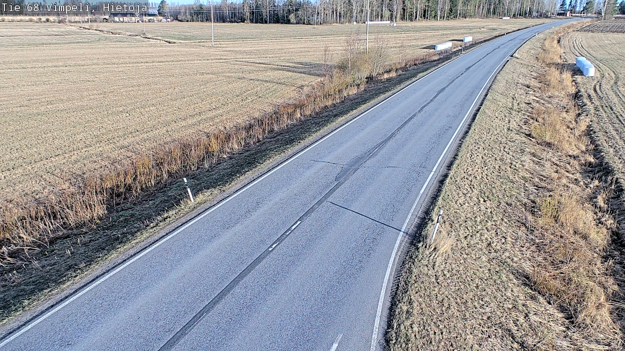 Weather Camera Image Road 68 Vimpeli, Hietoja, Vimpeli, Etelä-Pohjanmaa