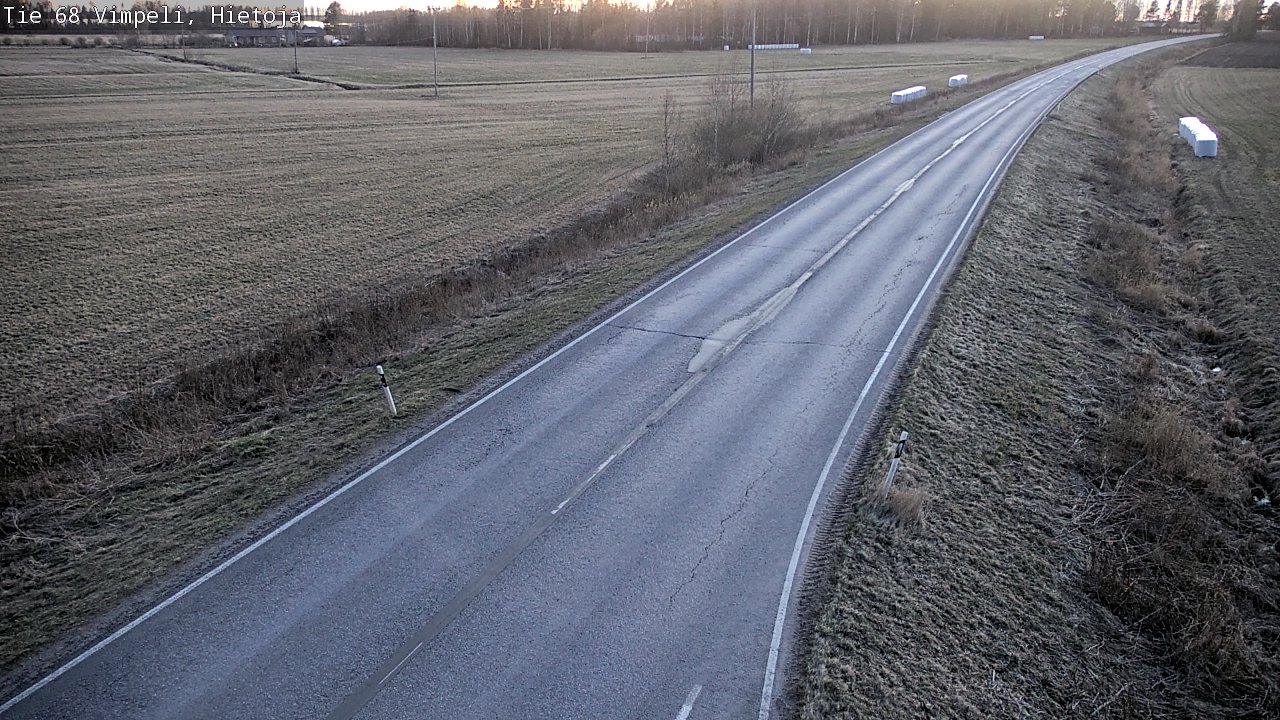 Weather Camera Image Road 68 Vimpeli, Hietoja, Vimpeli, Etelä-Pohjanmaa
