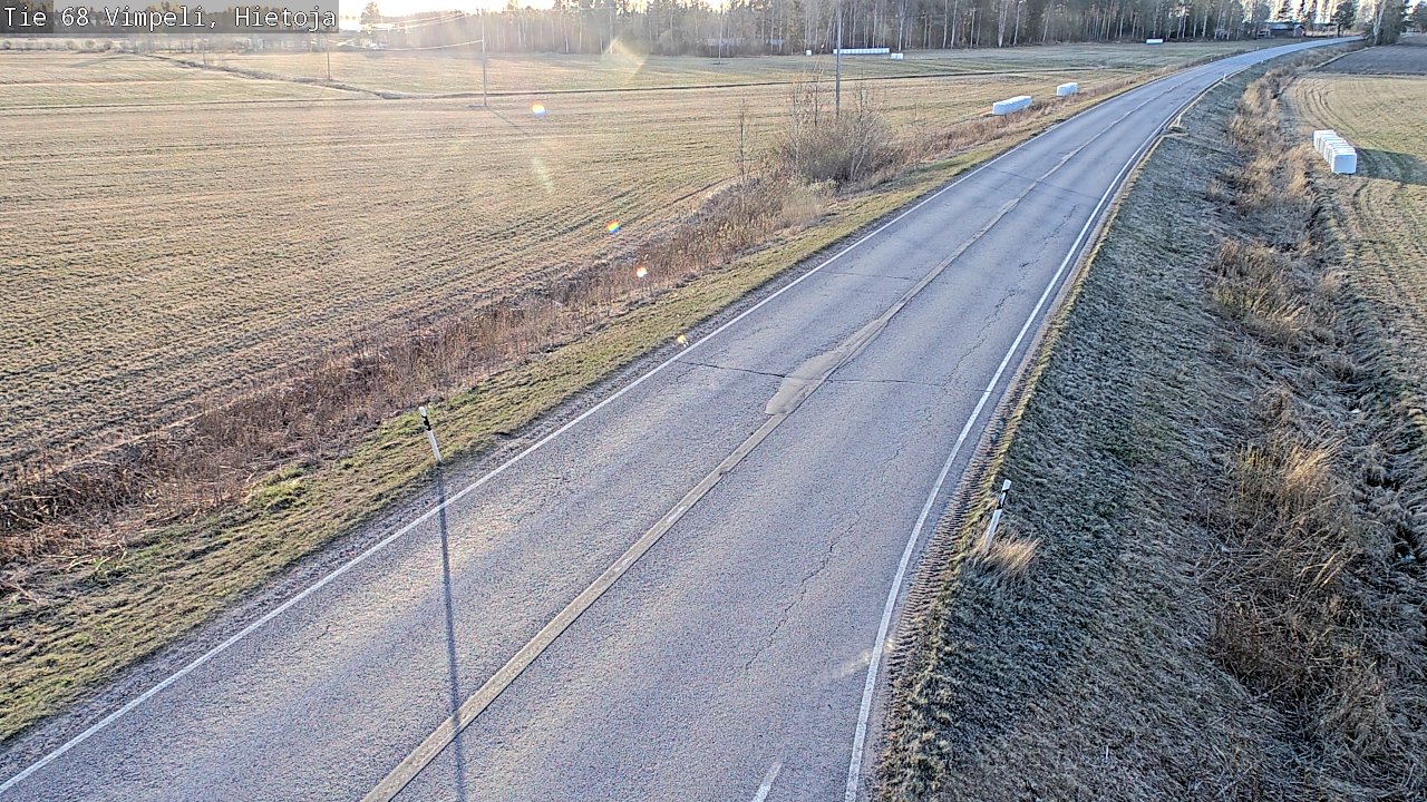 Weather Camera Image Road 68 Vimpeli, Hietoja, Vimpeli, Etelä-Pohjanmaa