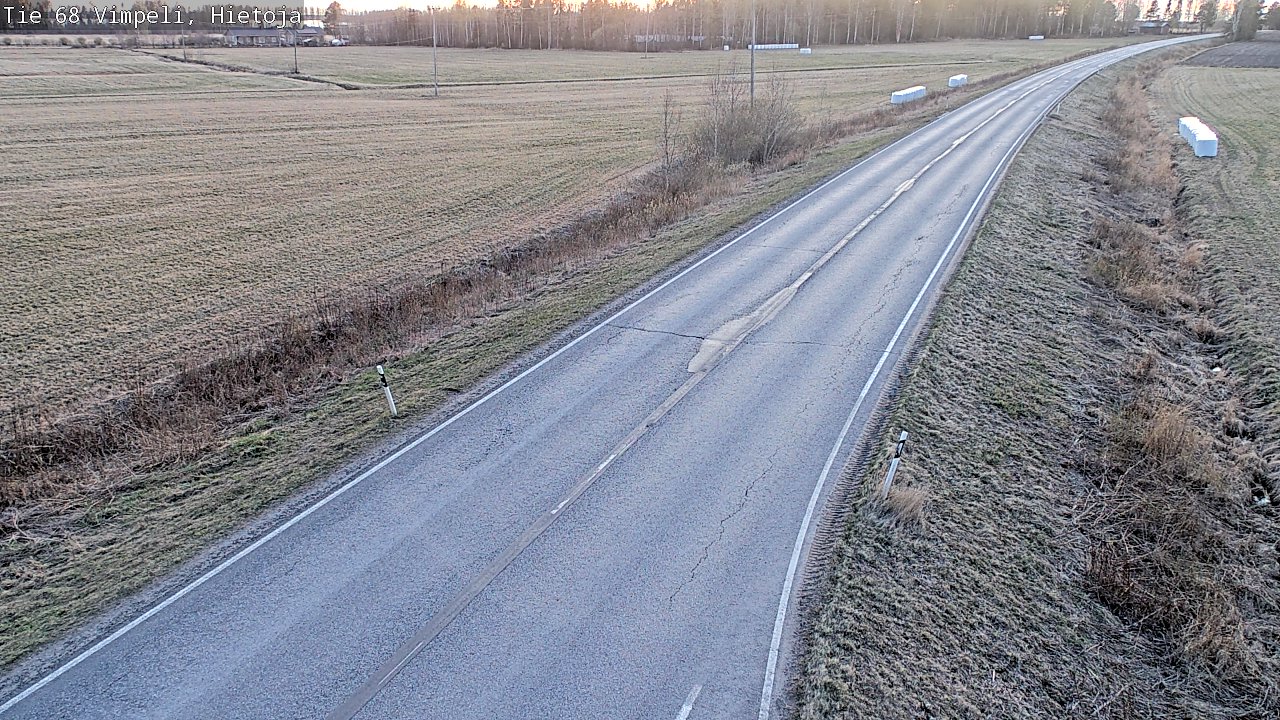 Weather Camera Image Road 68 Vimpeli, Hietoja, Vimpeli, Etelä-Pohjanmaa