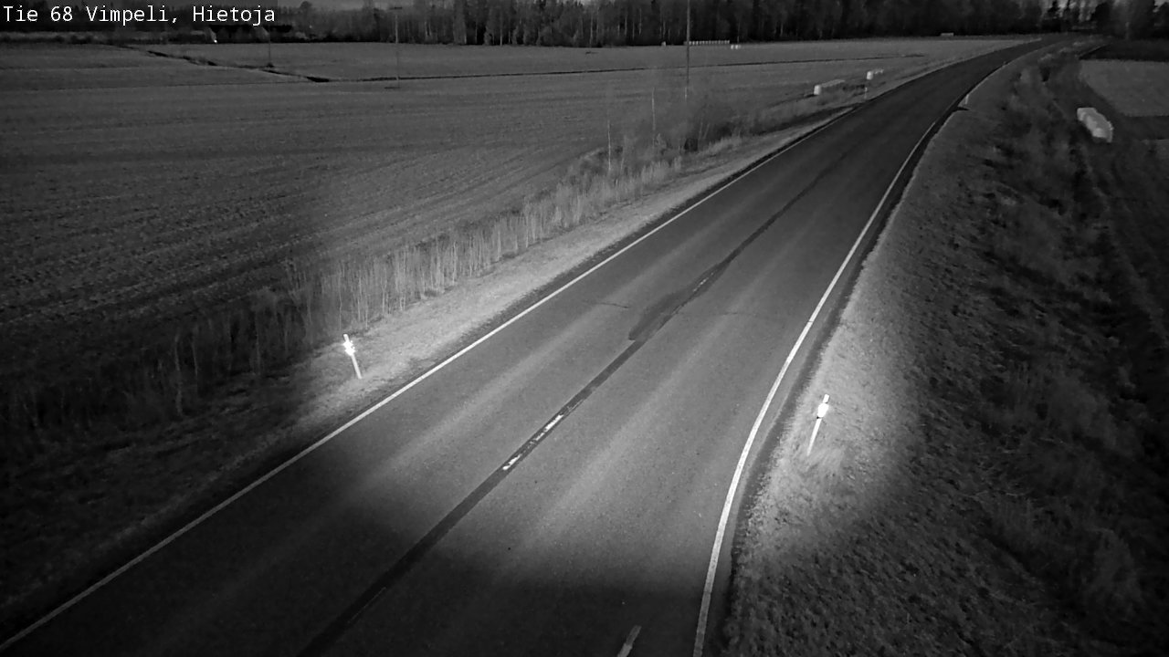Weather Camera Image Road 68 Vimpeli, Hietoja, Vimpeli, Etelä-Pohjanmaa
