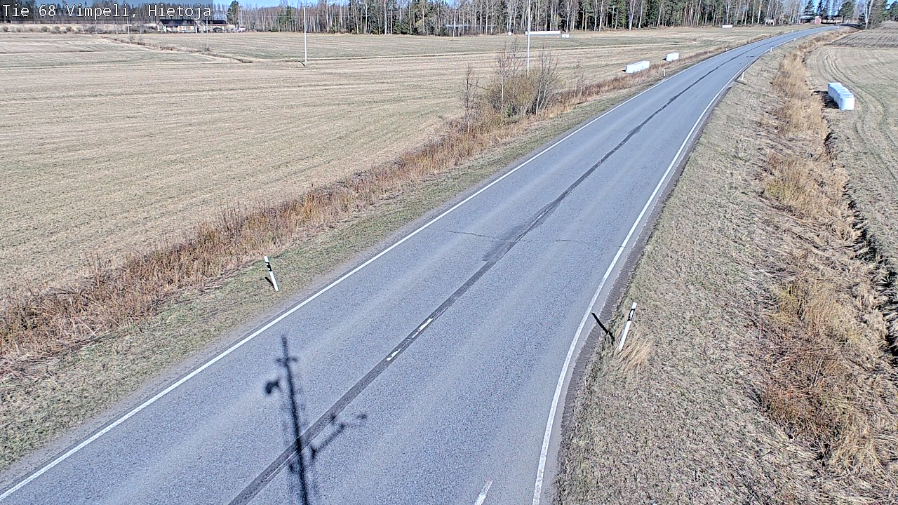Weather Camera Image Road 68 Vimpeli, Hietoja, Vimpeli, Etelä-Pohjanmaa