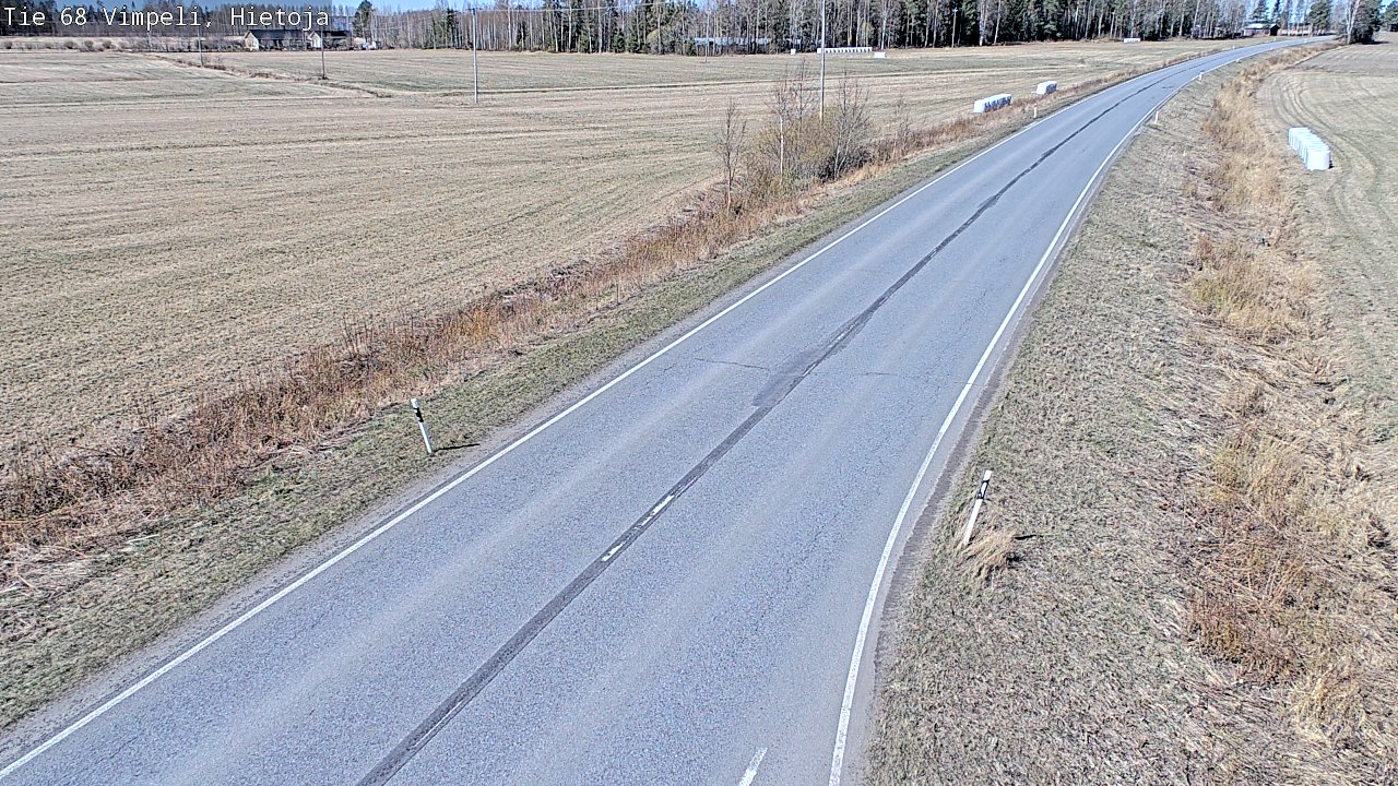Weather Camera Image Road 68 Vimpeli, Hietoja, Vimpeli, Etelä-Pohjanmaa