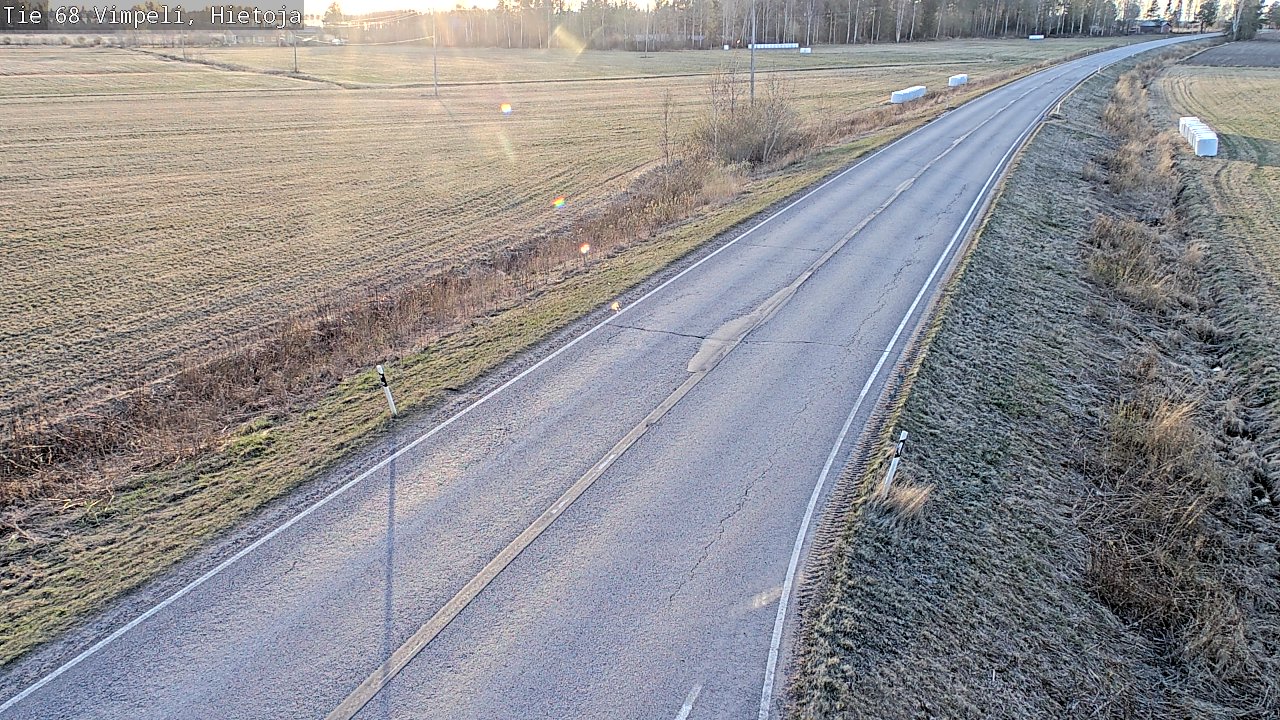 Weather Camera Image Road 68 Vimpeli, Hietoja, Vimpeli, Etelä-Pohjanmaa