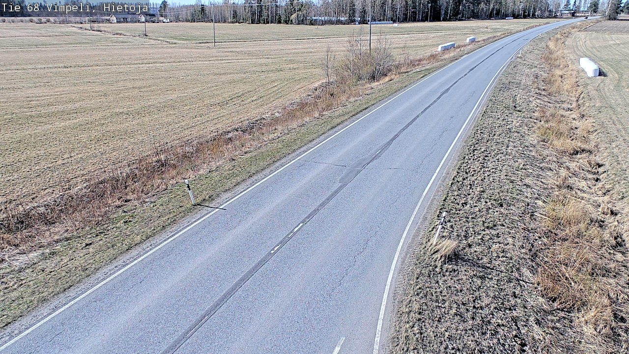 Weather Camera Image Road 68 Vimpeli, Hietoja, Vimpeli, Etelä-Pohjanmaa
