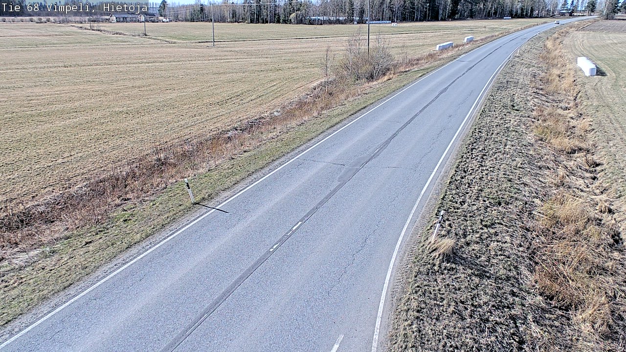 Weather Camera Image Road 68 Vimpeli, Hietoja, Vimpeli, Etelä-Pohjanmaa
