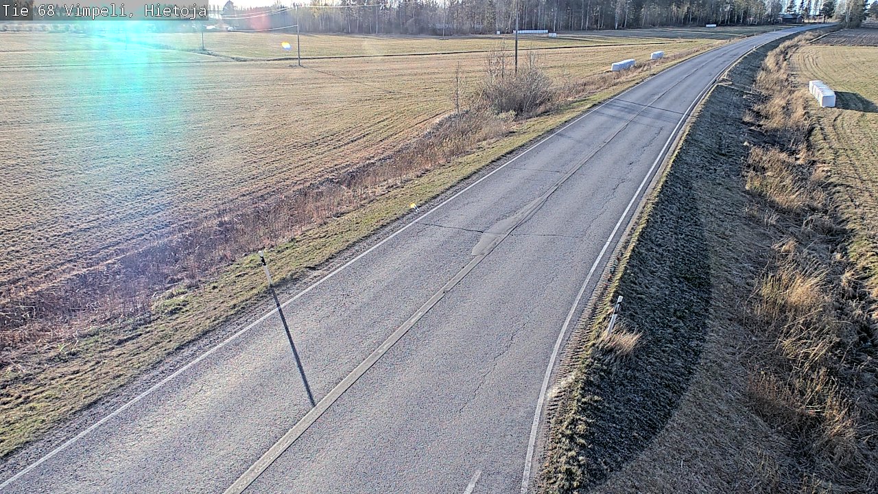 Weather Camera Image Road 68 Vimpeli, Hietoja, Vimpeli, Etelä-Pohjanmaa