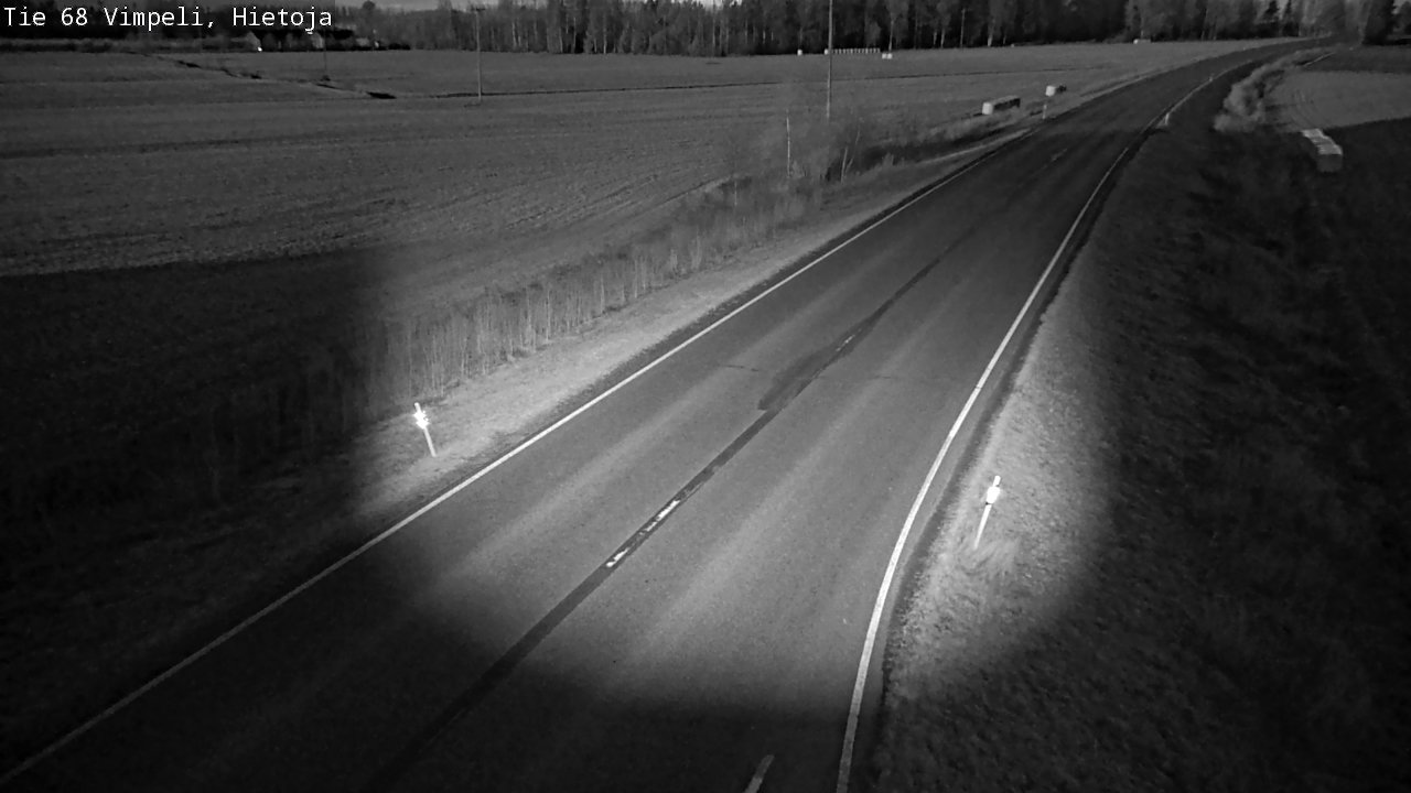 Weather Camera Image Road 68 Vimpeli, Hietoja, Vimpeli, Etelä-Pohjanmaa