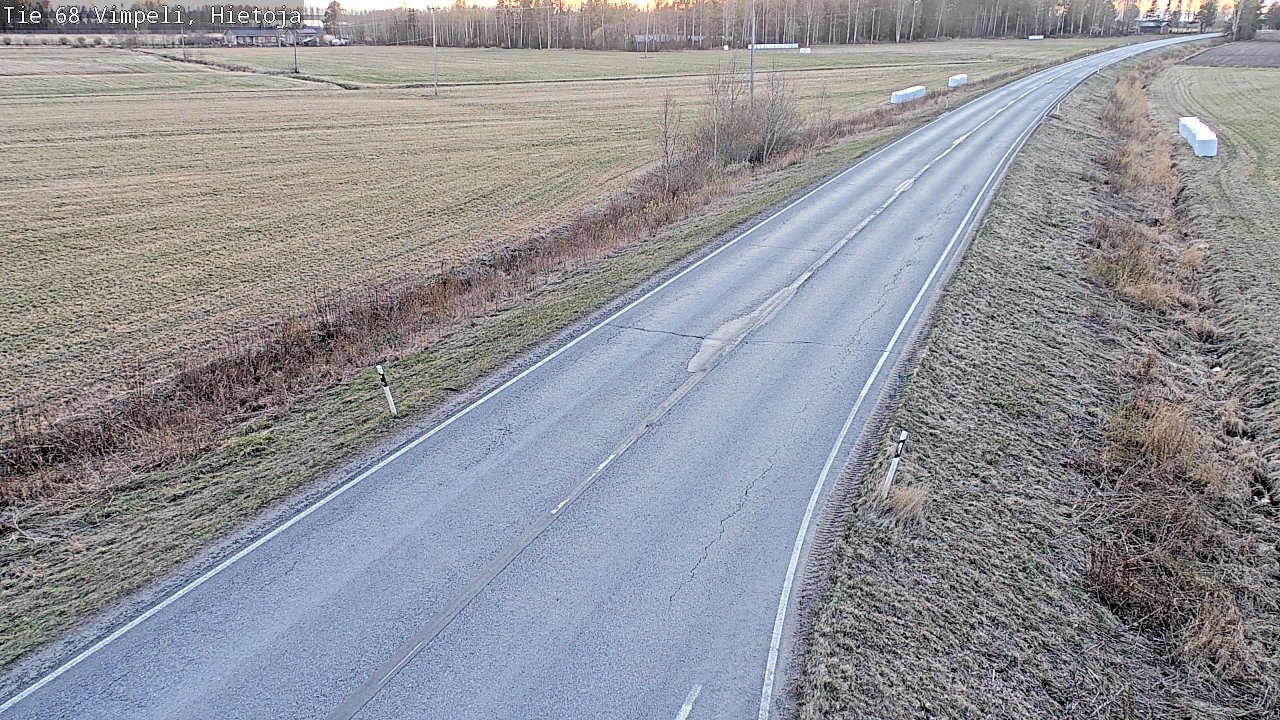 Weather Camera Image Road 68 Vimpeli, Hietoja, Vimpeli, Etelä-Pohjanmaa