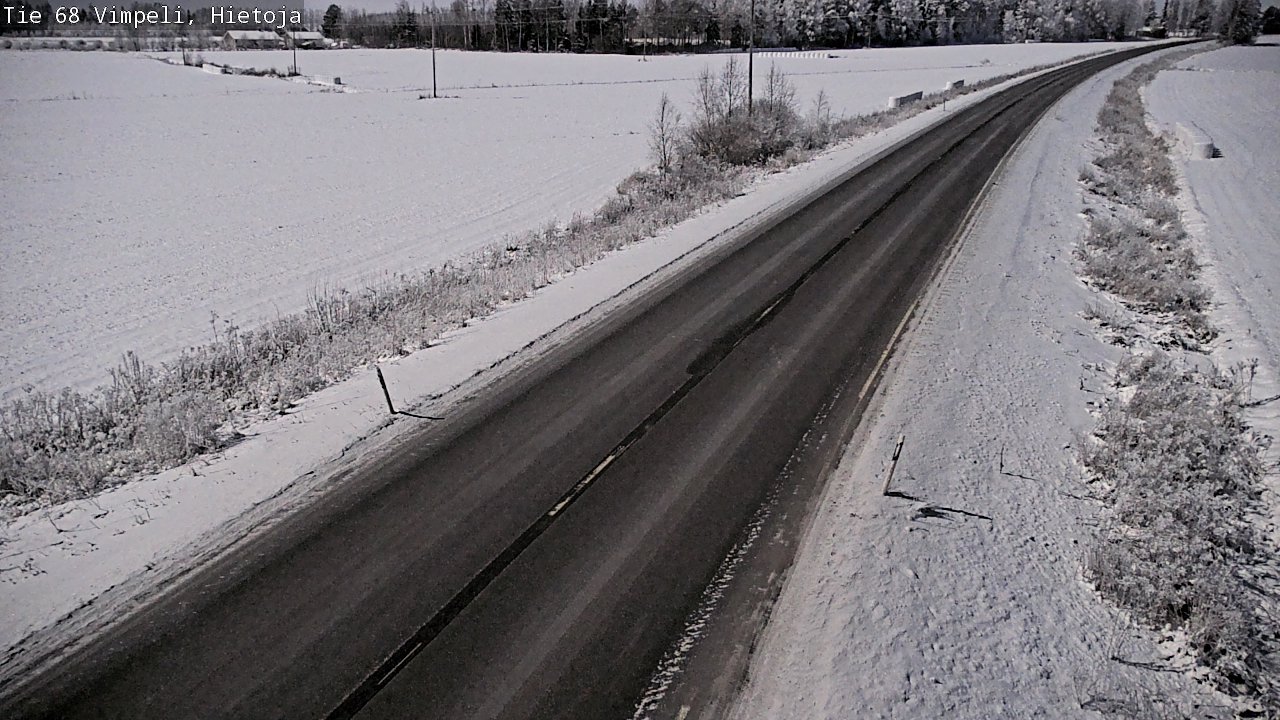 Weather Camera Image Road 68 Vimpeli, Hietoja, Vimpeli, Etelä-Pohjanmaa