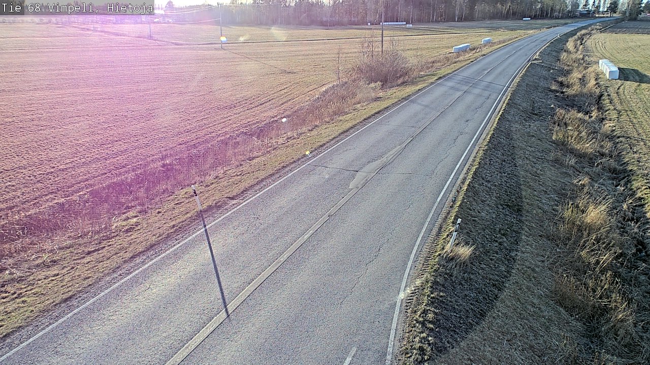 Weather Camera Image Road 68 Vimpeli, Hietoja, Vimpeli, Etelä-Pohjanmaa