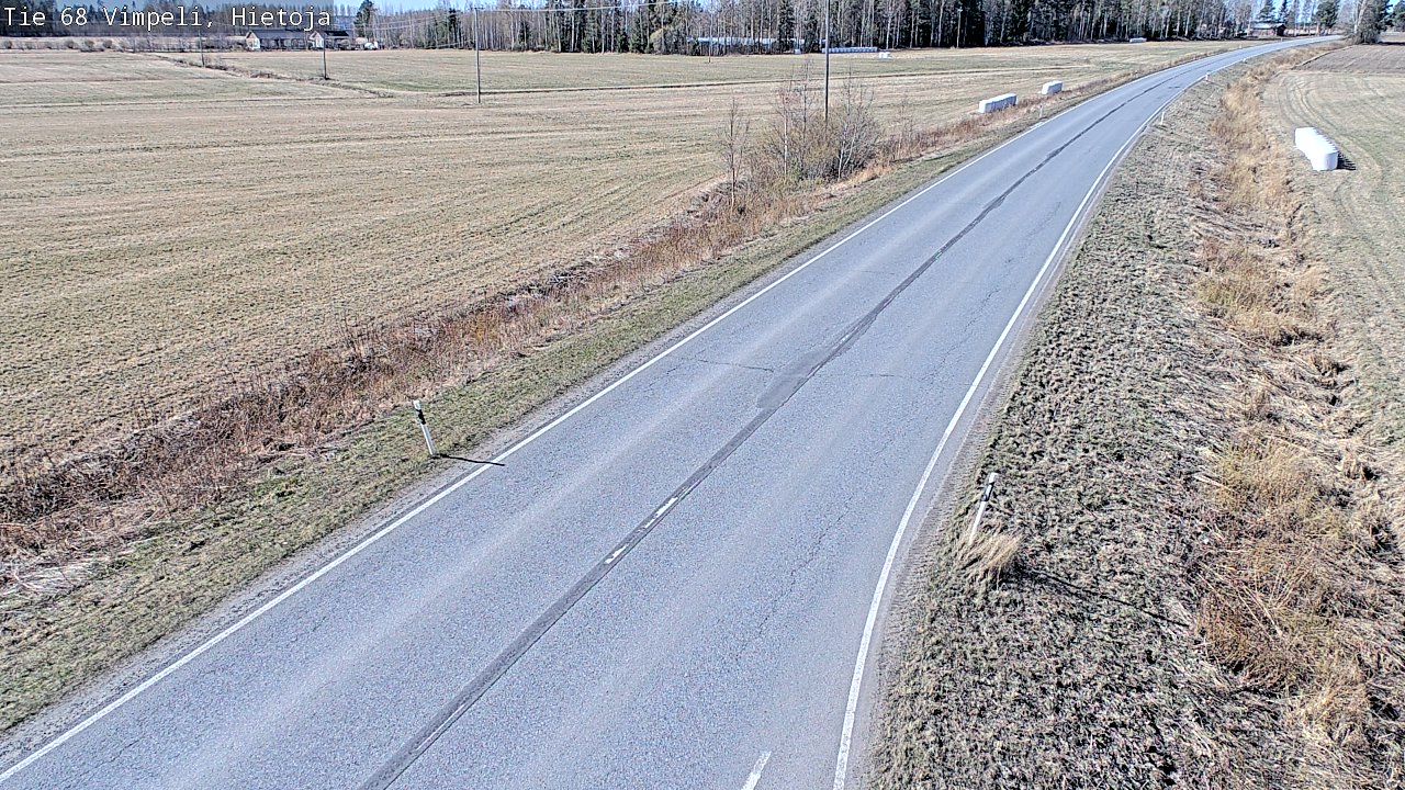 Weather Camera Image Road 68 Vimpeli, Hietoja, Vimpeli, Etelä-Pohjanmaa