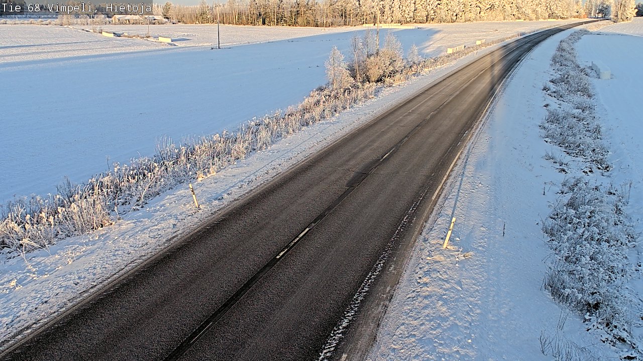 Weather Camera Image Road 68 Vimpeli, Hietoja, Vimpeli, Etelä-Pohjanmaa
