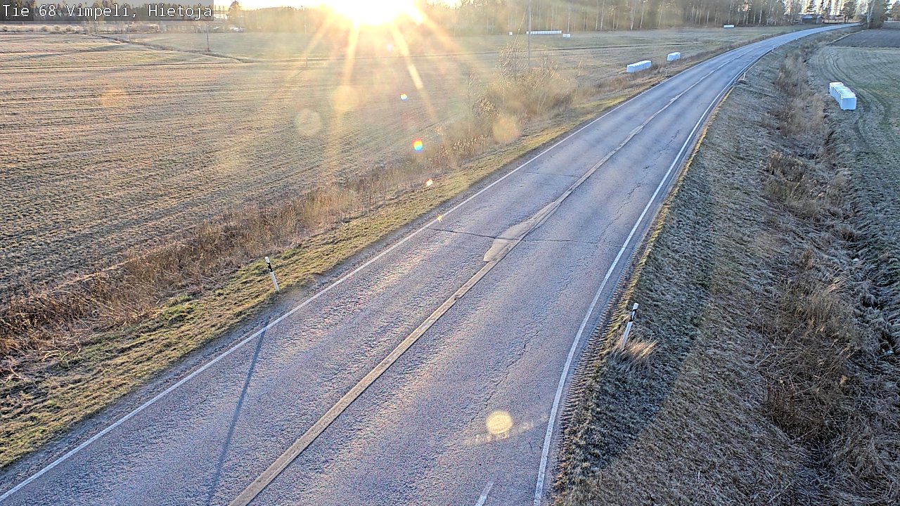 Weather Camera Image Road 68 Vimpeli, Hietoja, Vimpeli, Etelä-Pohjanmaa