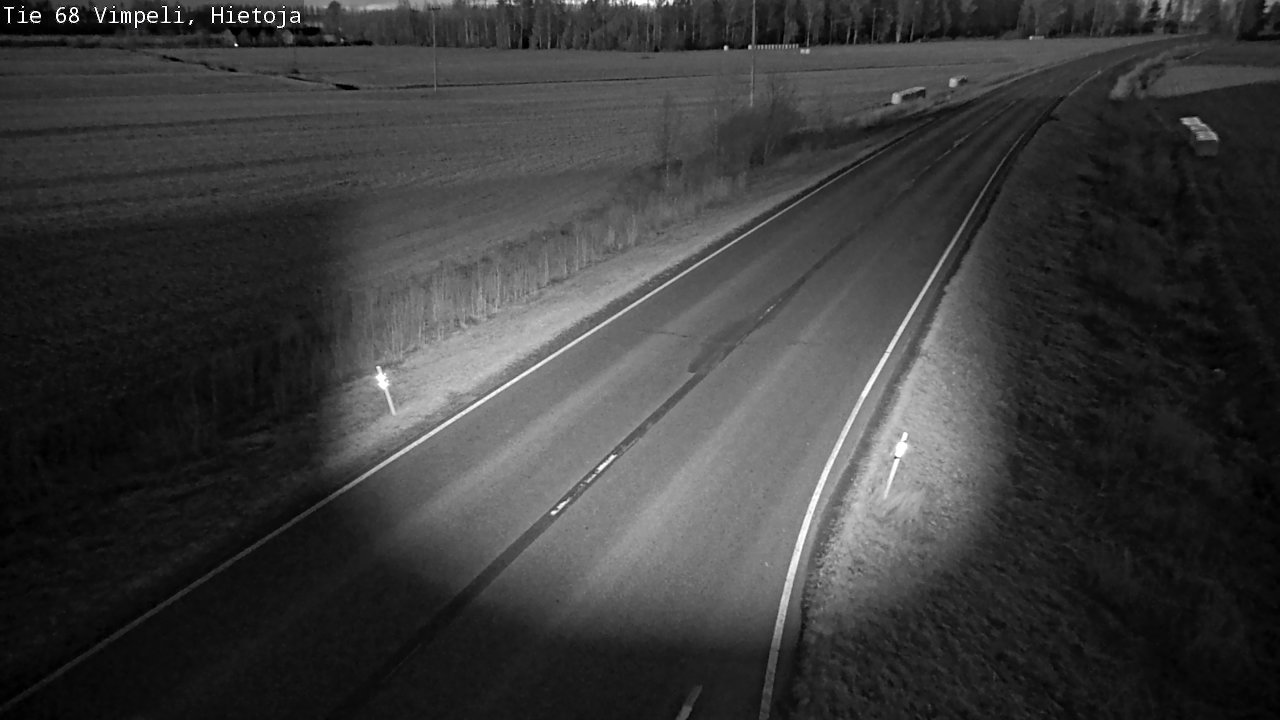Weather Camera Image Road 68 Vimpeli, Hietoja, Vimpeli, Etelä-Pohjanmaa