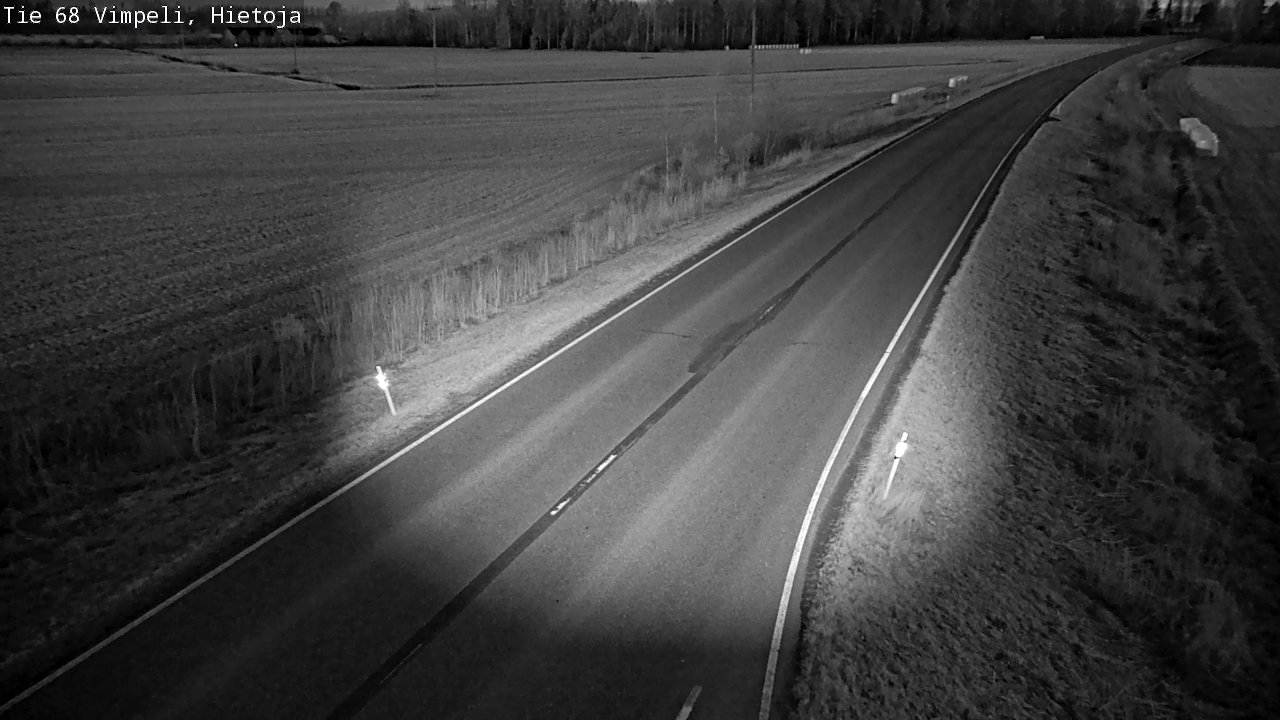 Weather Camera Image Road 68 Vimpeli, Hietoja, Vimpeli, Etelä-Pohjanmaa