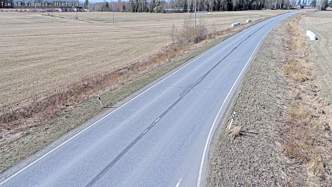 Weather Camera Image Road 68 Vimpeli, Hietoja, Vimpeli, Etelä-Pohjanmaa