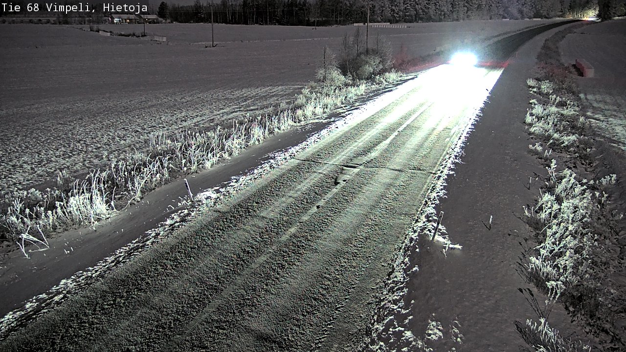 Weather Camera Image Road 68 Vimpeli, Hietoja, Vimpeli, Etelä-Pohjanmaa