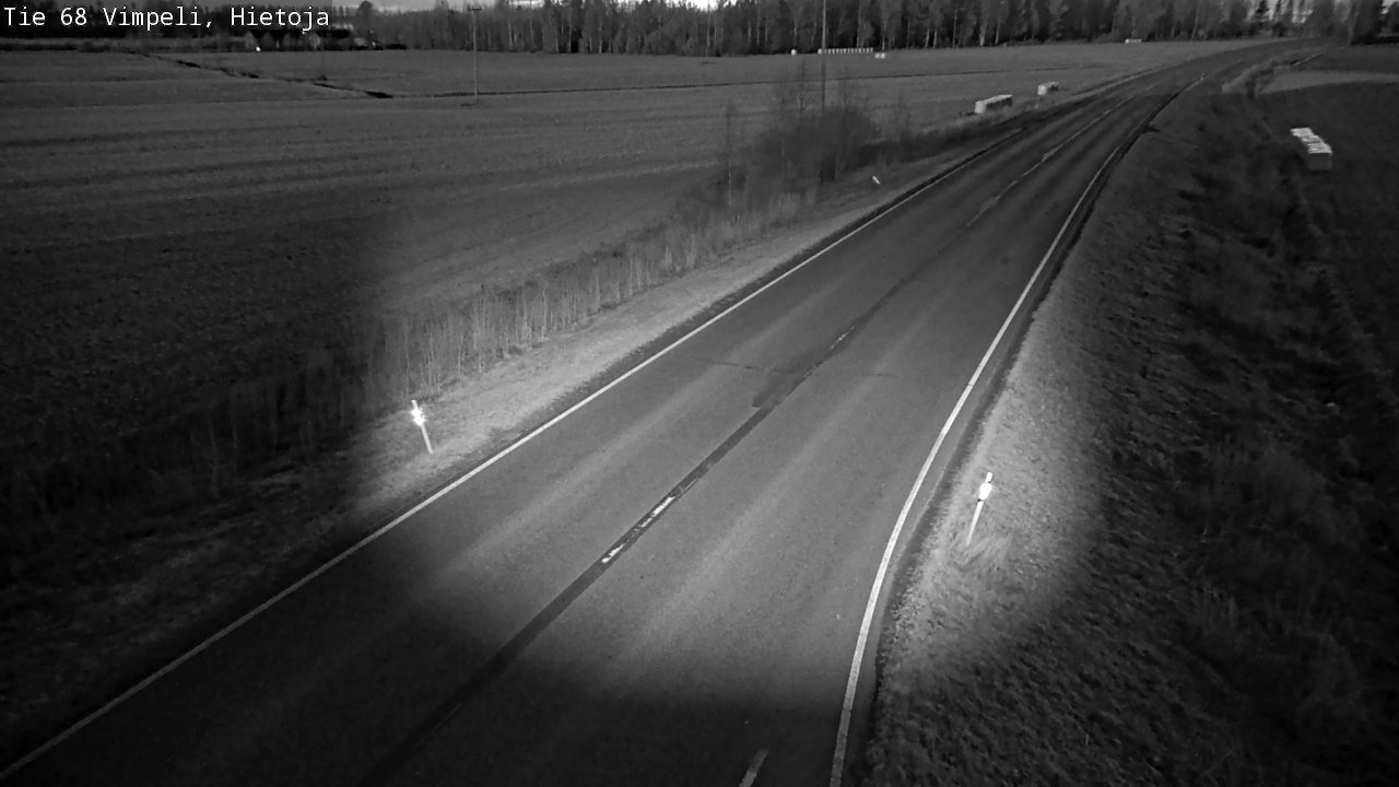 Weather Camera Image Road 68 Vimpeli, Hietoja, Vimpeli, Etelä-Pohjanmaa
