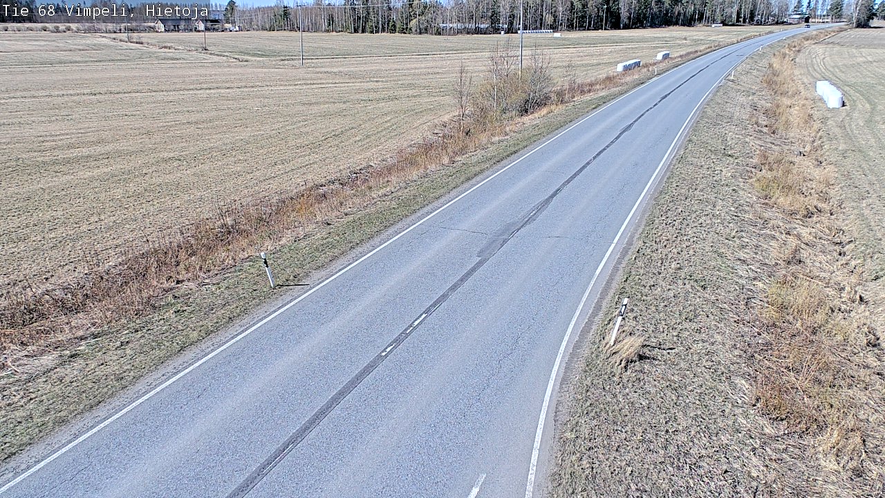 Weather Camera Image Road 68 Vimpeli, Hietoja, Vimpeli, Etelä-Pohjanmaa