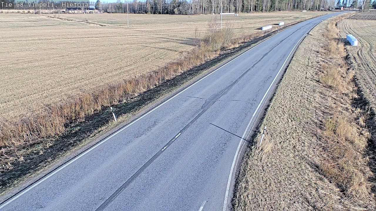 Weather Camera Image Road 68 Vimpeli, Hietoja, Vimpeli, Etelä-Pohjanmaa