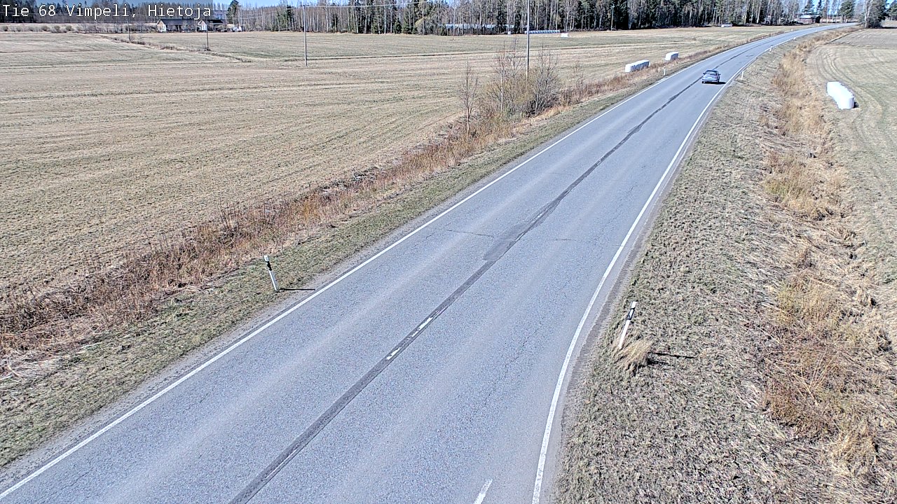 Weather Camera Image Road 68 Vimpeli, Hietoja, Vimpeli, Etelä-Pohjanmaa