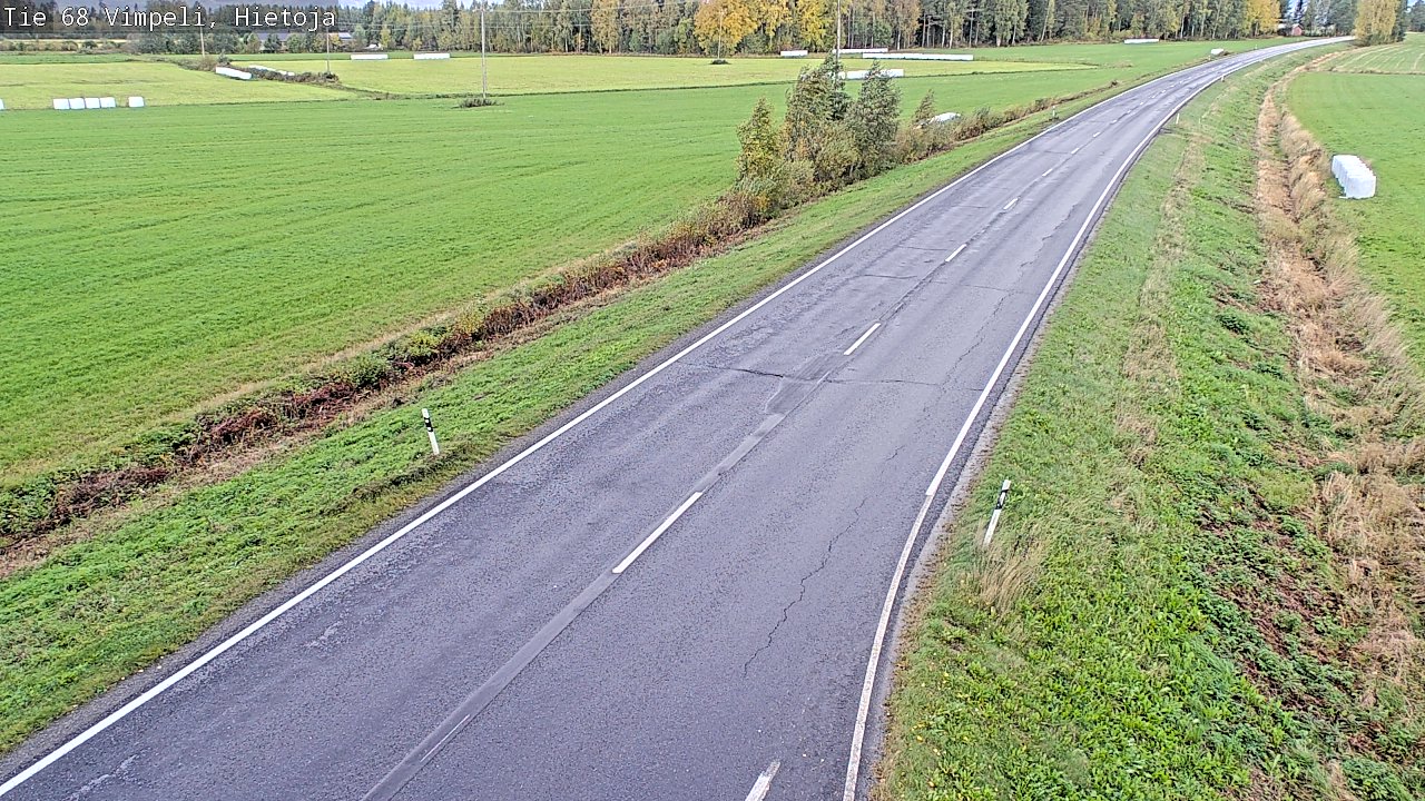 Weather Camera Image Road 68 Vimpeli, Hietoja, Vimpeli, Etelä-Pohjanmaa