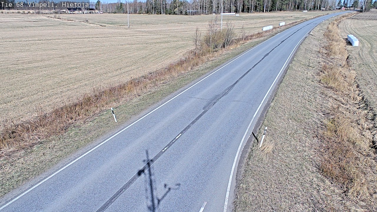 Weather Camera Image Road 68 Vimpeli, Hietoja, Vimpeli, Etelä-Pohjanmaa