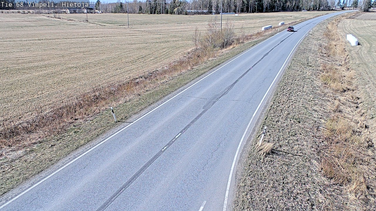 Weather Camera Image Road 68 Vimpeli, Hietoja, Vimpeli, Etelä-Pohjanmaa