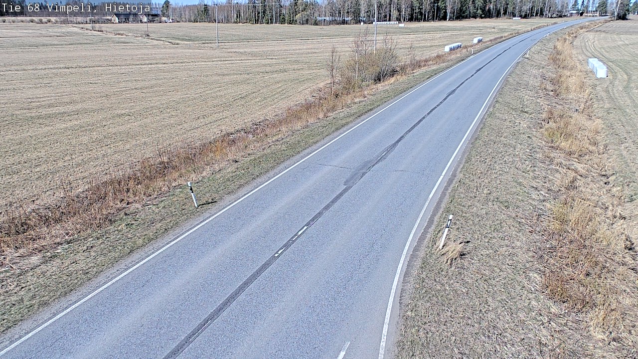 Weather Camera Image Road 68 Vimpeli, Hietoja, Vimpeli, Etelä-Pohjanmaa