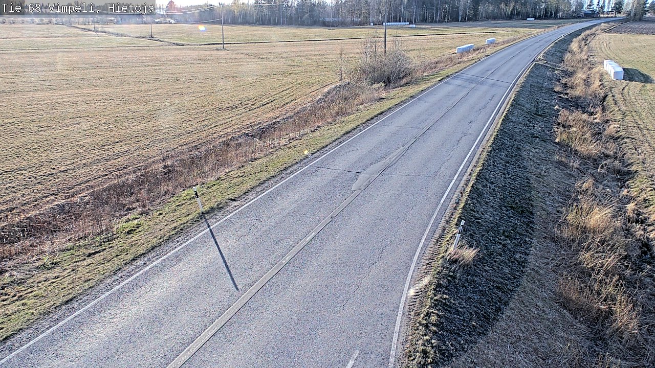 Weather Camera Image Road 68 Vimpeli, Hietoja, Vimpeli, Etelä-Pohjanmaa