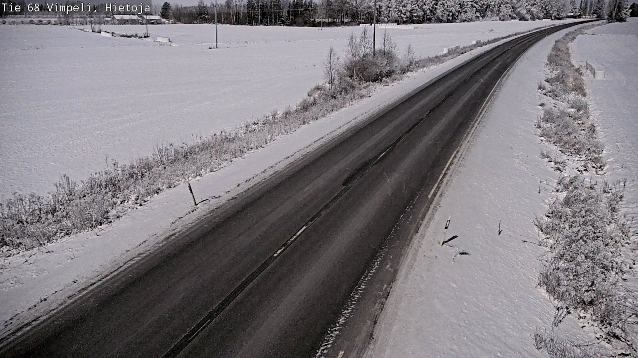 Weather Camera Image Road 68 Vimpeli, Hietoja, Vimpeli, Etelä-Pohjanmaa