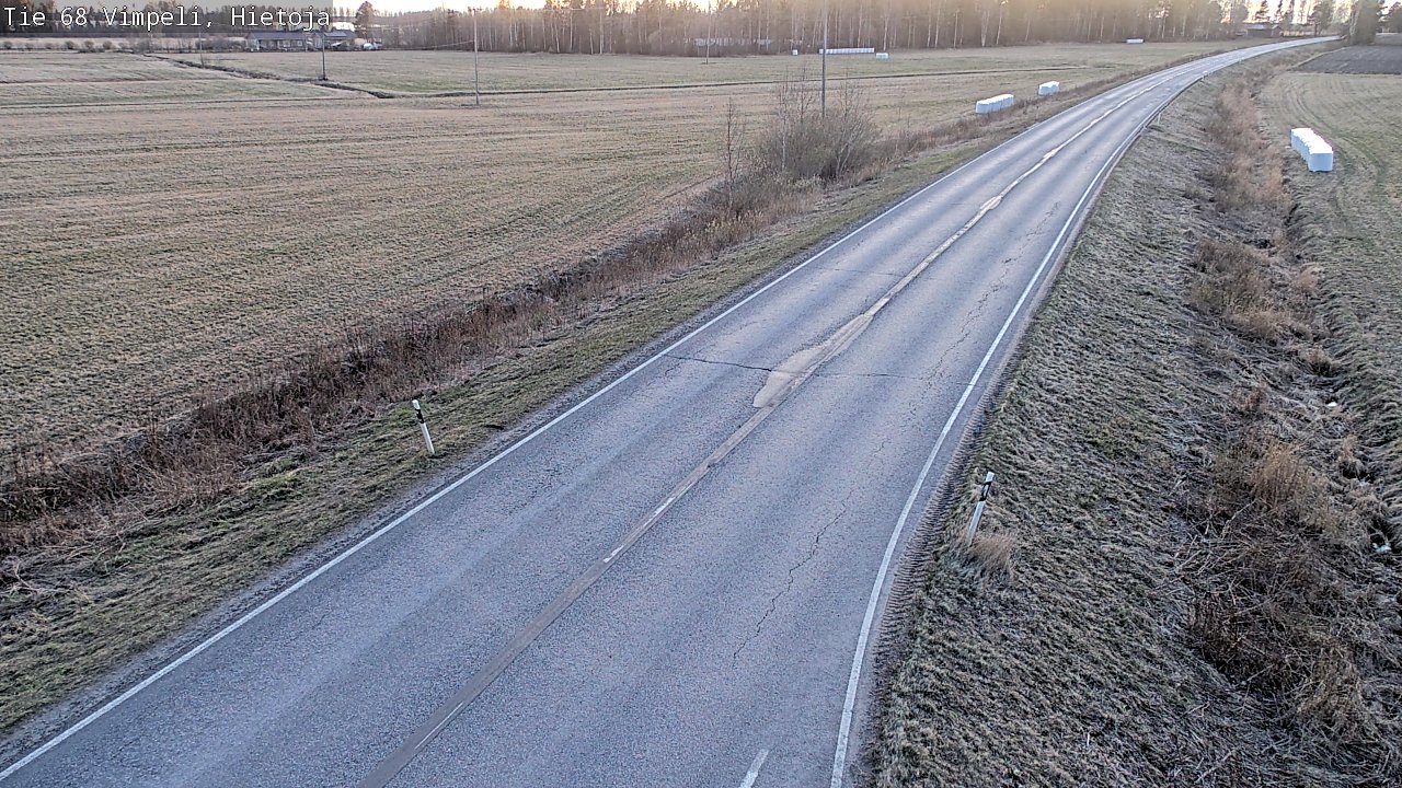 Weather Camera Image Road 68 Vimpeli, Hietoja, Vimpeli, Etelä-Pohjanmaa