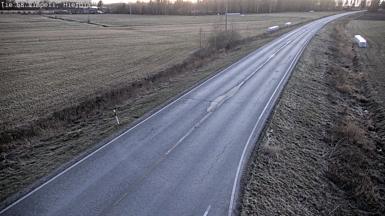 Weather Camera Image Road 68 Vimpeli, Hietoja, Vimpeli, Etelä-Pohjanmaa