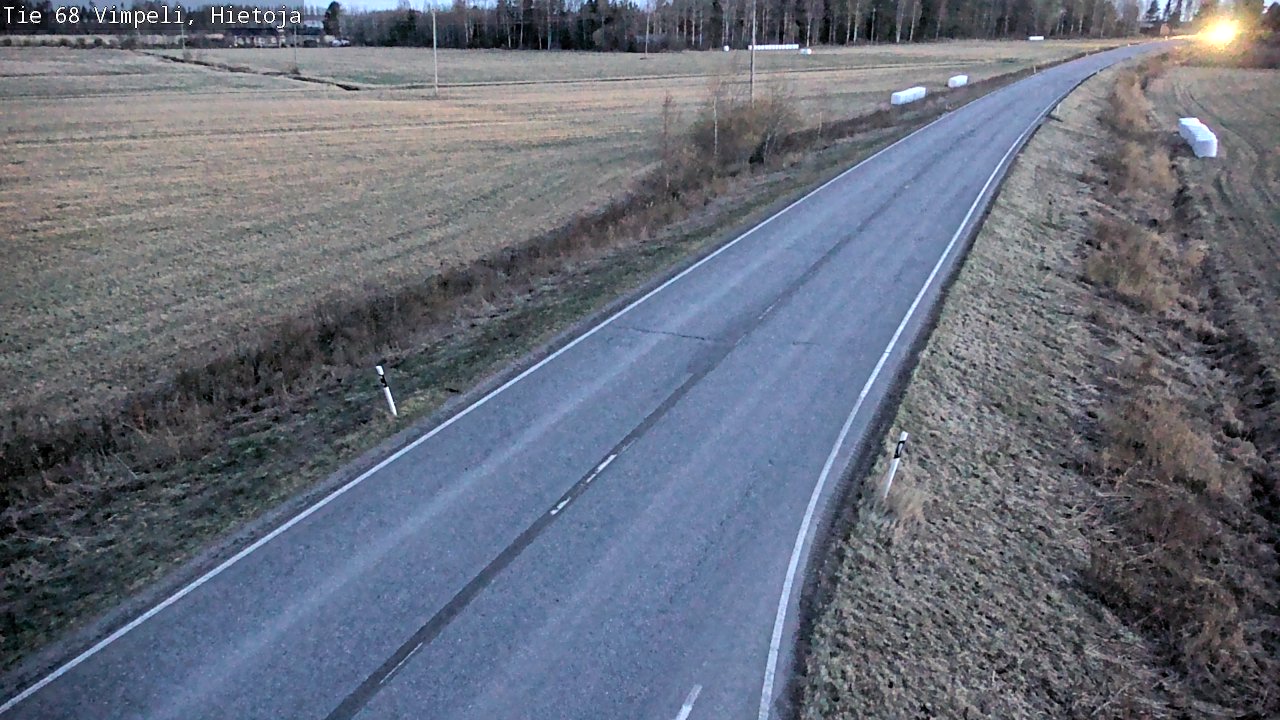 Weather Camera Image Road 68 Vimpeli, Hietoja, Vimpeli, Etelä-Pohjanmaa