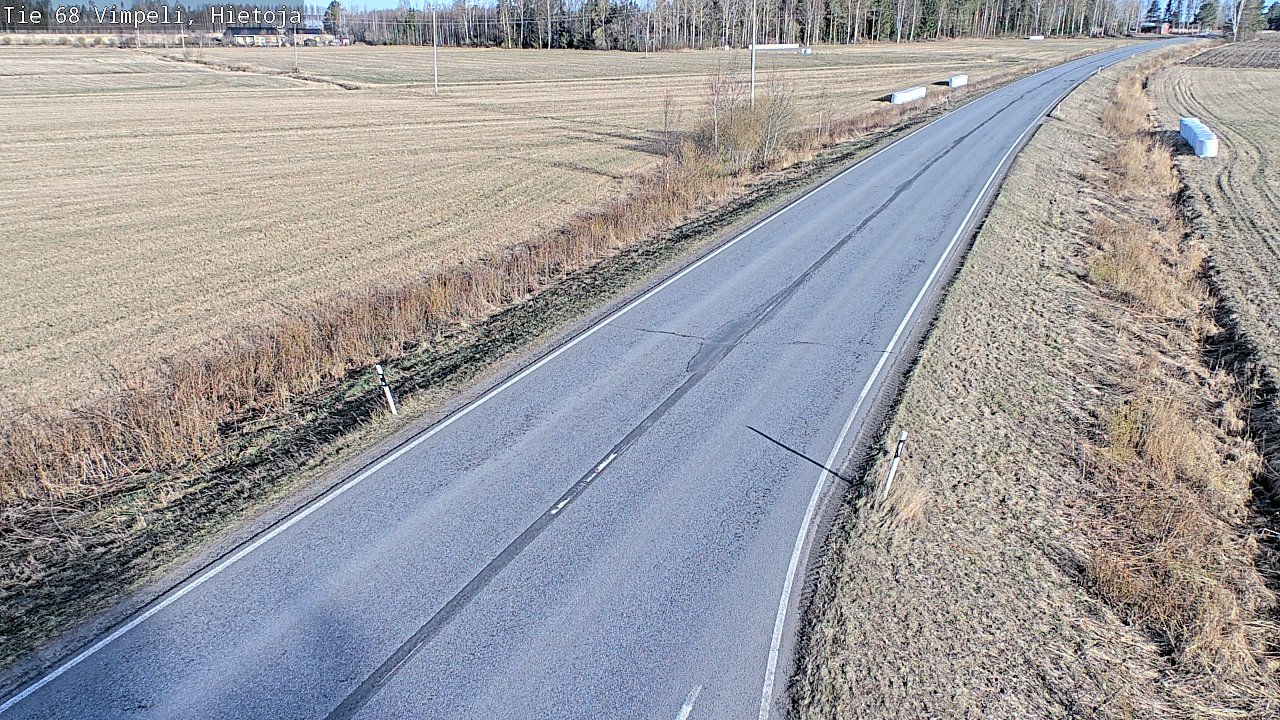 Weather Camera Image Road 68 Vimpeli, Hietoja, Vimpeli, Etelä-Pohjanmaa