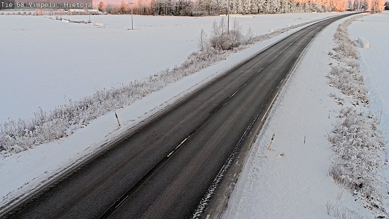 Weather Camera Image Road 68 Vimpeli, Hietoja, Vimpeli, Etelä-Pohjanmaa