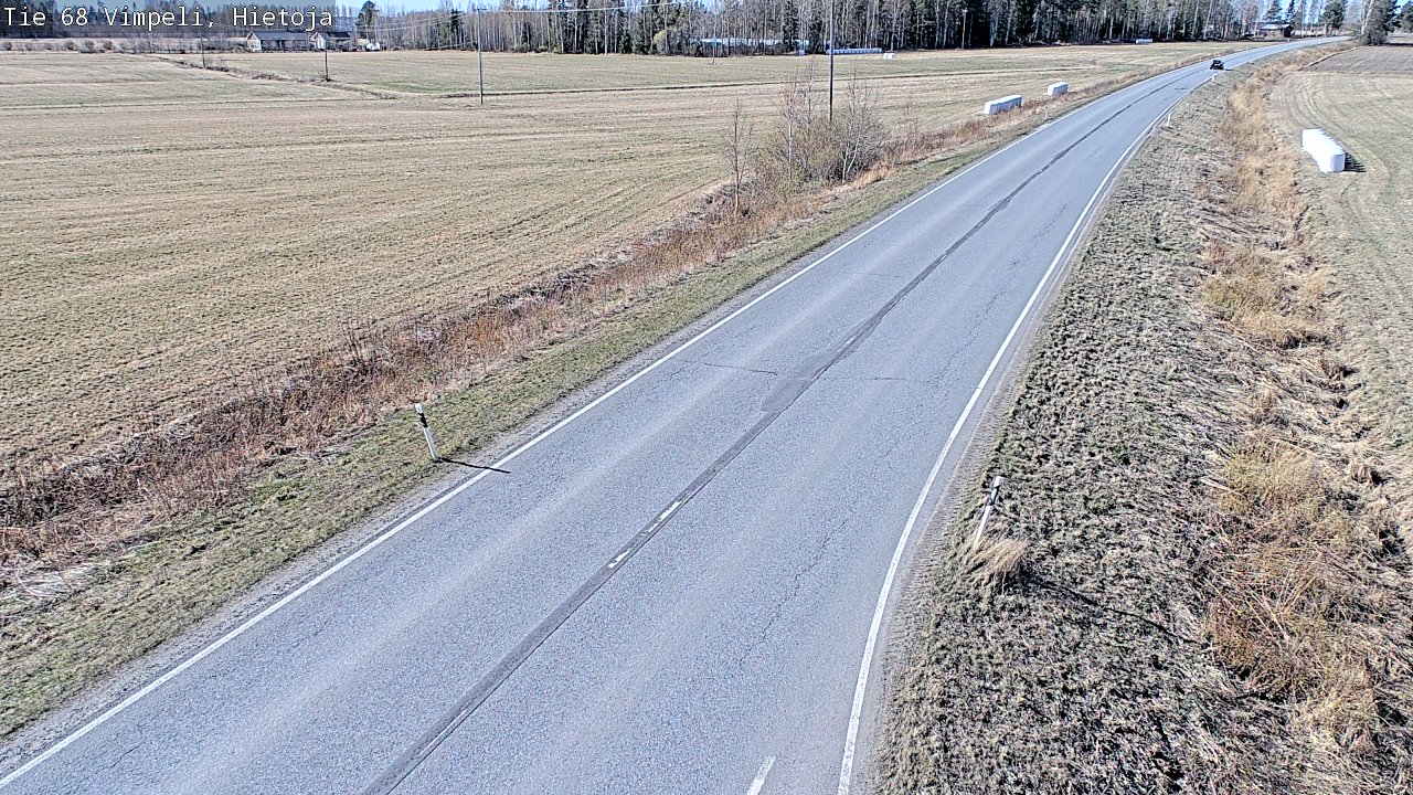 Weather Camera Image Road 68 Vimpeli, Hietoja, Vimpeli, Etelä-Pohjanmaa