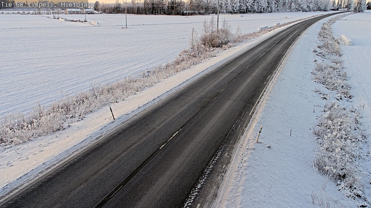 Weather Camera Image Road 68 Vimpeli, Hietoja, Vimpeli, Etelä-Pohjanmaa