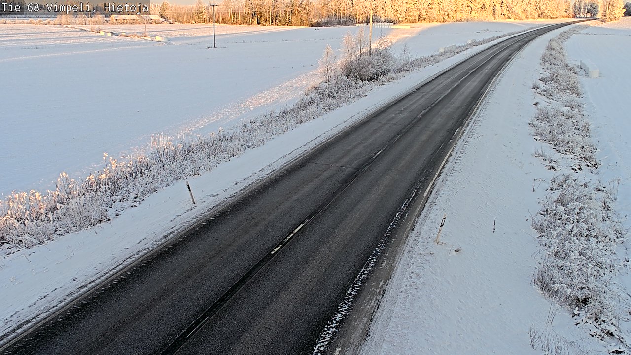 Weather Camera Image Road 68 Vimpeli, Hietoja, Vimpeli, Etelä-Pohjanmaa