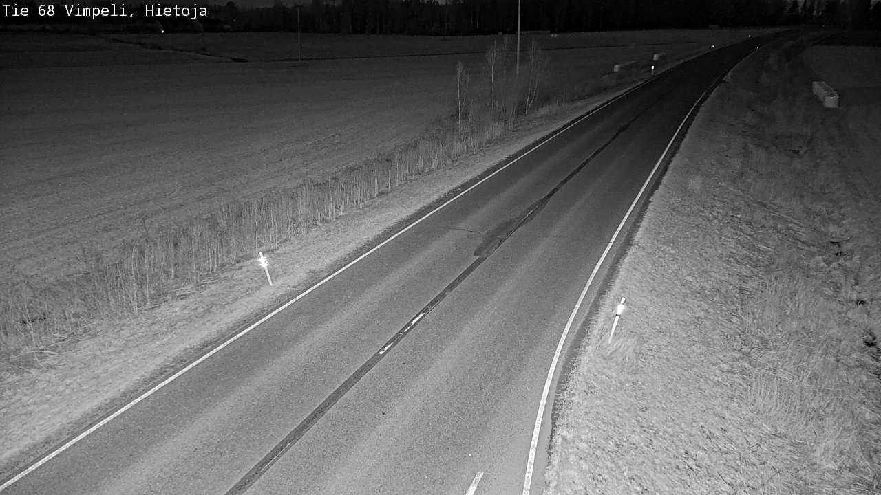 Weather Camera Image Road 68 Vimpeli, Hietoja, Vimpeli, Etelä-Pohjanmaa