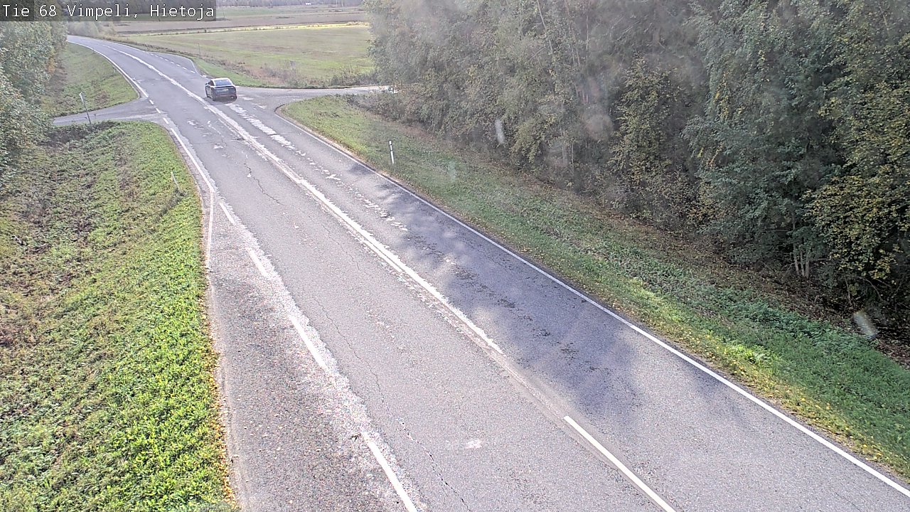 Weather Camera Image Road 68 Vimpeli, Hietoja, Vimpeli, Etelä-Pohjanmaa