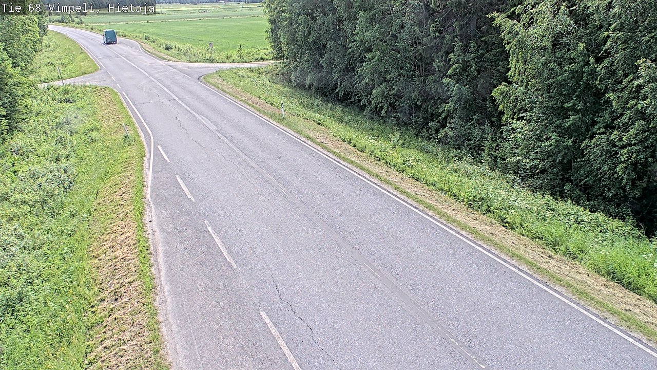 Weather Camera Image Road 68 Vimpeli, Hietoja, Vimpeli, Etelä-Pohjanmaa