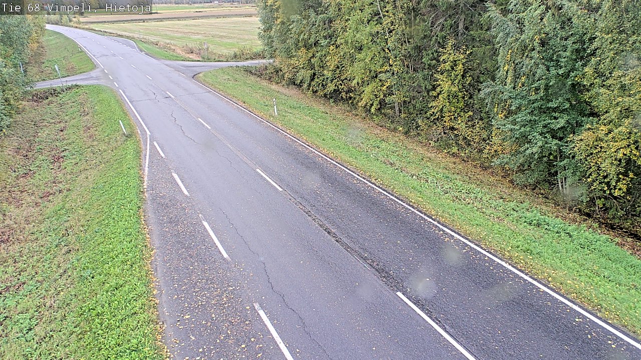Weather Camera Image Road 68 Vimpeli, Hietoja, Vimpeli, Etelä-Pohjanmaa