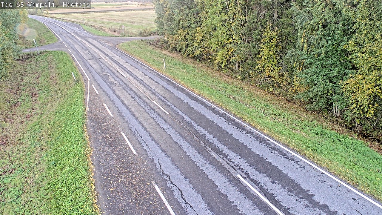 Weather Camera Image Road 68 Vimpeli, Hietoja, Vimpeli, Etelä-Pohjanmaa